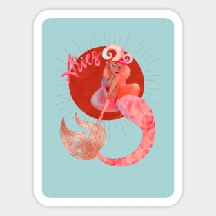 ARIES Zodiac Horoscope Design Sticker
